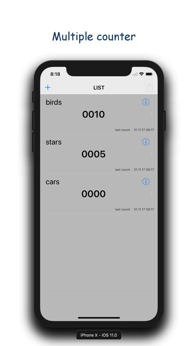 Emulate iPhone app count.it [lite] using MyAndroid